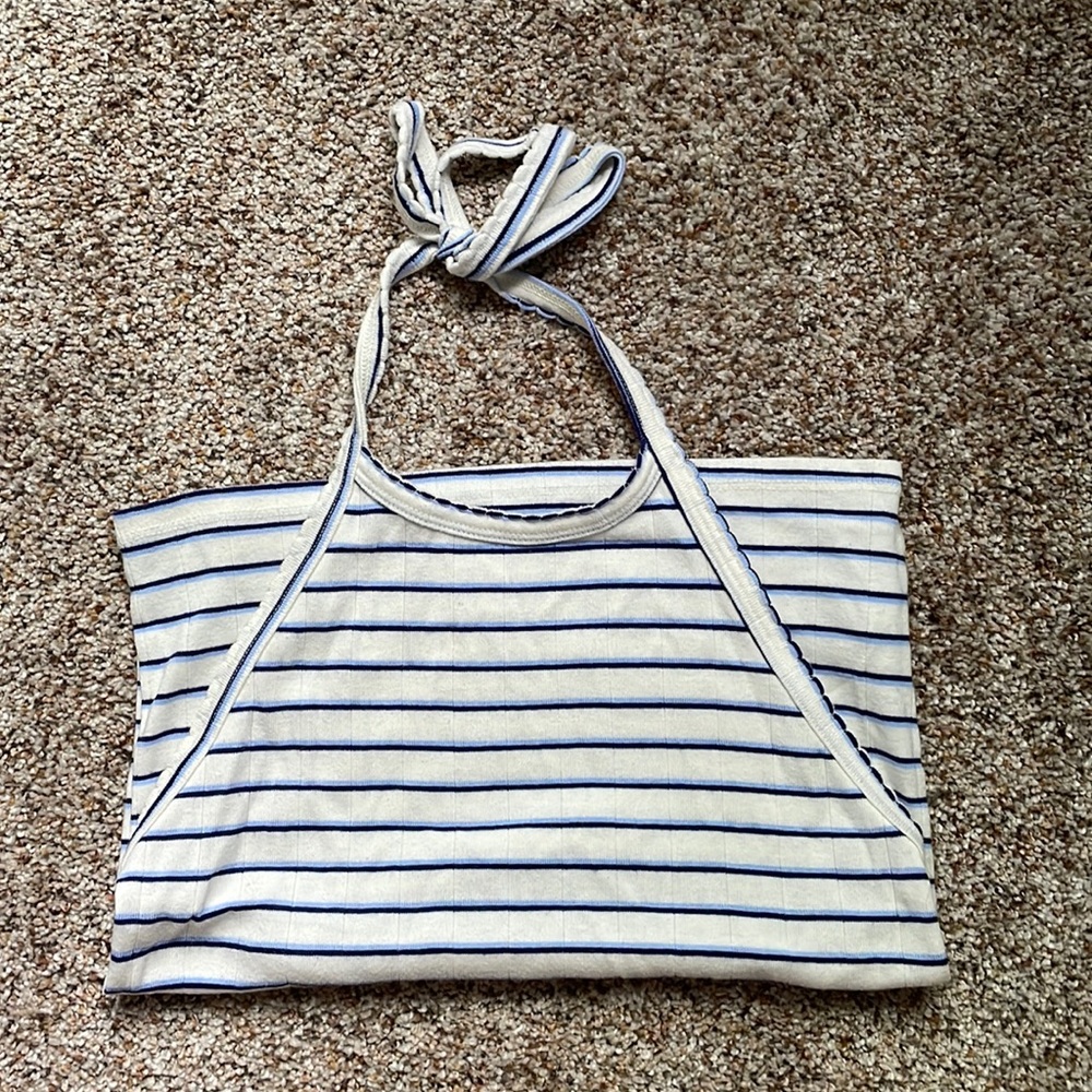 American eagle halter crop top